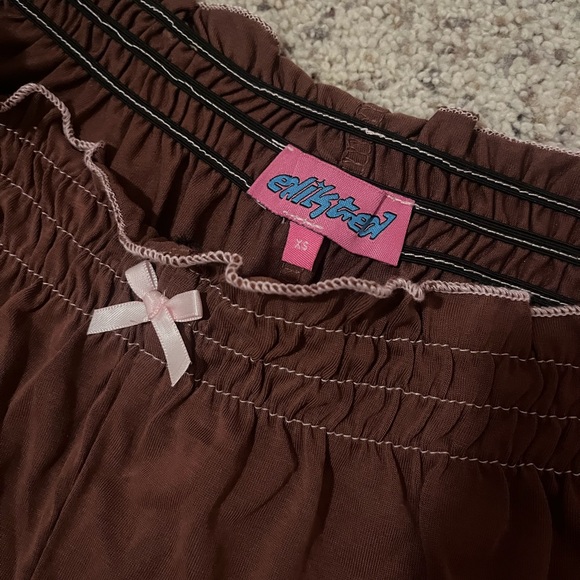 edikted micro pajama shorts - Picture 3 of 3